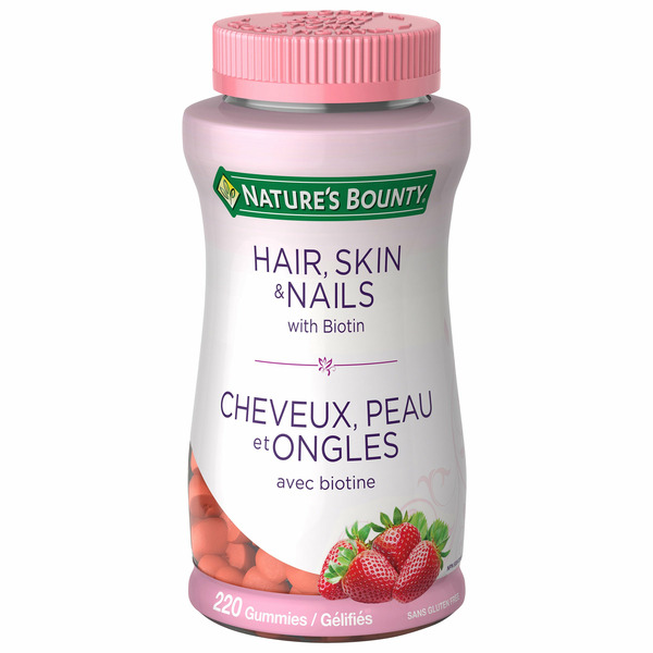 Nature's Bounty Hair, Skin & Nails Gummies With Biotin