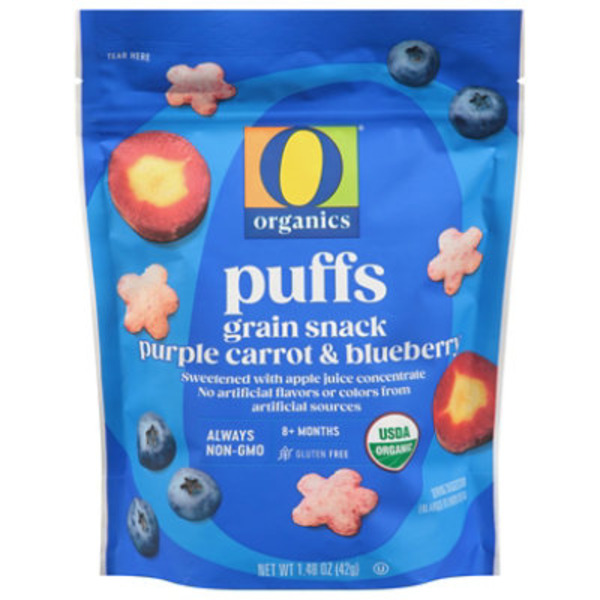 O Organics Purple Carrot & Blueberry Puffs