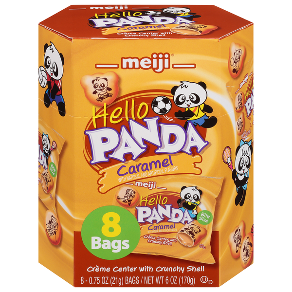 Meiji Caramel Crème-Filled Cookies