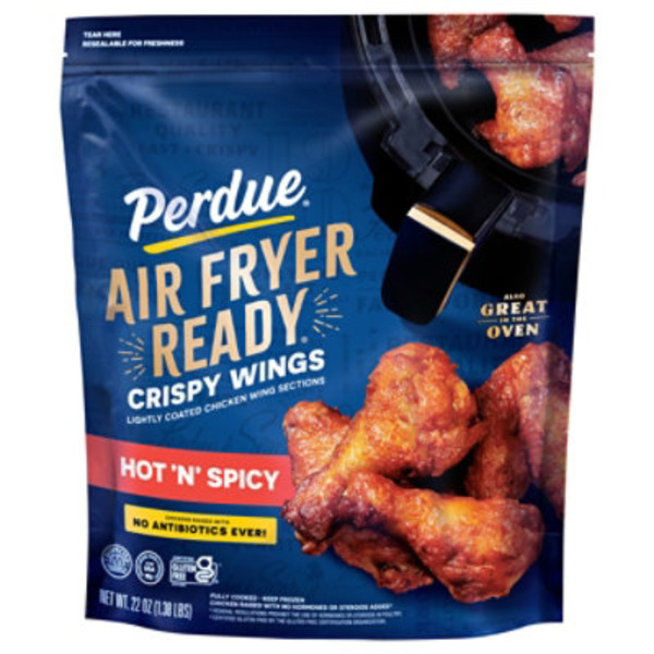 Perdue Air Fryer Ready Hot 'N Spicy Crispy Chicken Wing Sections
