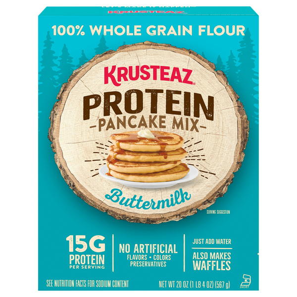 Krusteaz Protein Buttermilk Pancake & Waffle Mix