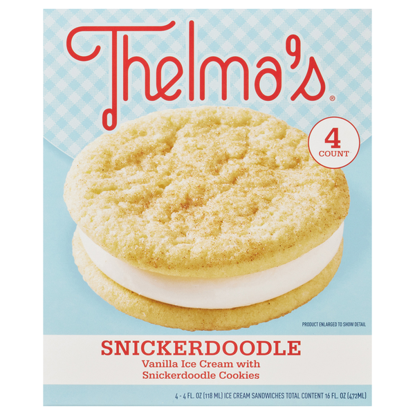 Thelma's Snickerdoodle Ice Cream Sandwiches Same-Day Delivery or
