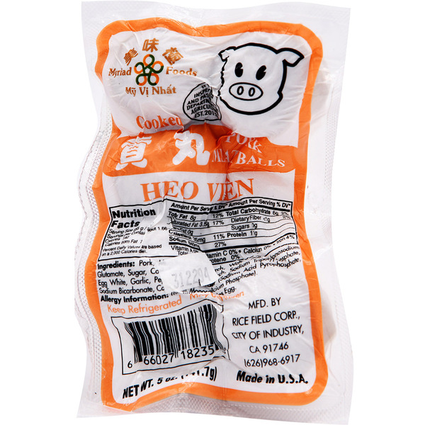 Myriad Foods Pork Meat Ball