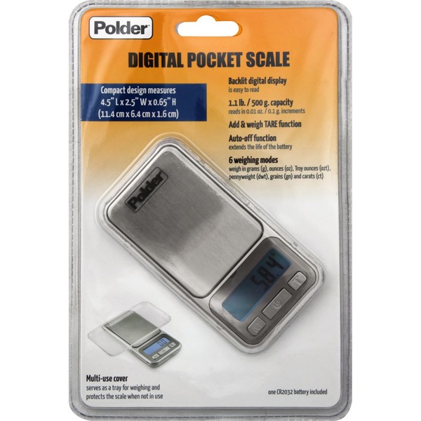 Polder Digital Pocket Scale 1 Each Instacart