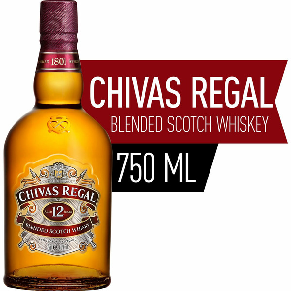 Chivas Regal 12YO Blended Scotch Same-Day Delivery | Super 1 Foods