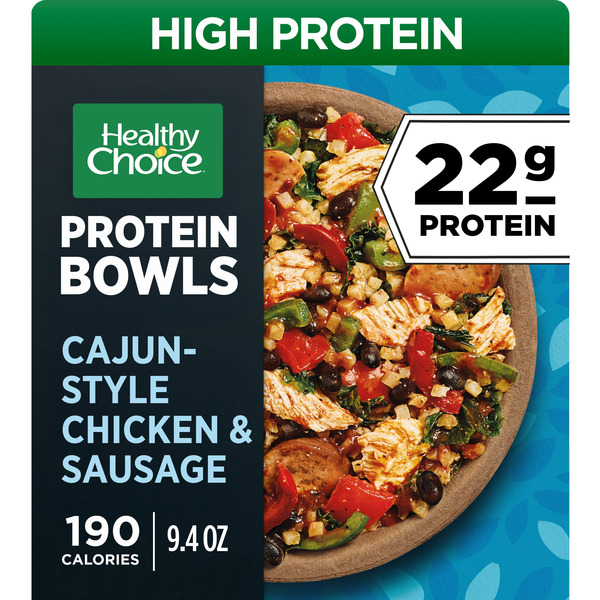 Healthy Choice Protein Bowls Cajun-Style Chicken & Sausage, High