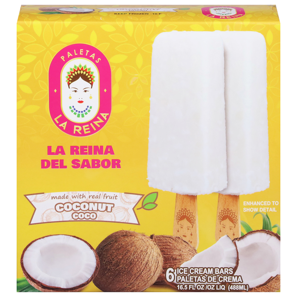 La Reina Coconut Ice Cream Bars Same-Day Delivery | El Rancho