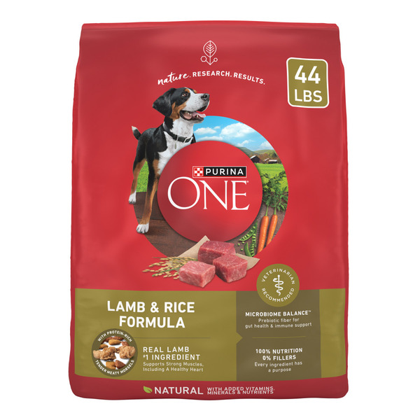 Purina ONE Natural Dry Dog Food, SmartBlend Lamb Rice Formula