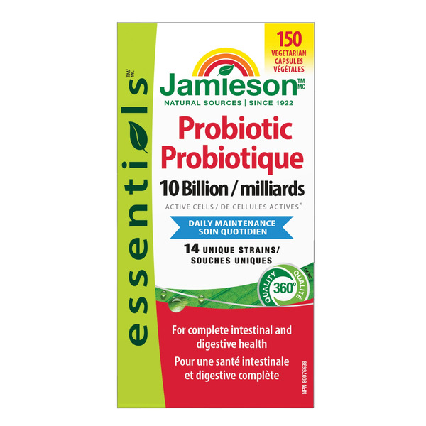 Jamieson Probiotic 10 Billion, 150 capsules
