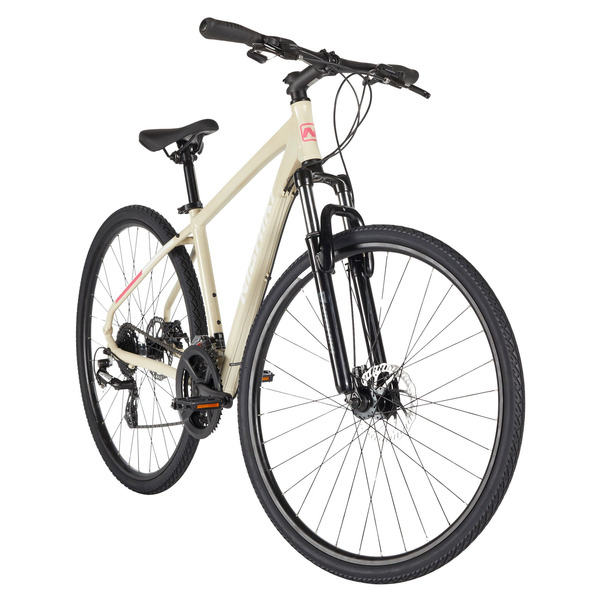 Nishiki Women's 700c Pagosa Sport Hybrid Bike, S - Tan/Pink