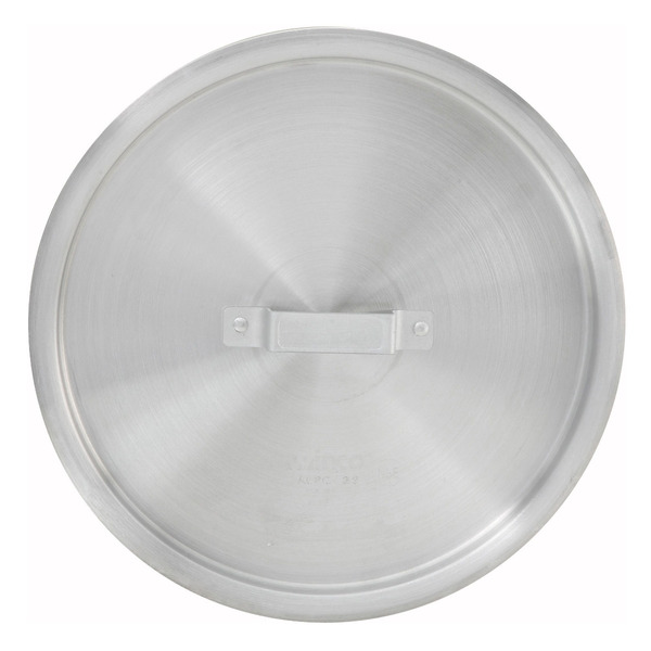 Winco - Cover for Elemental Aluminum Cookware - ALPC-20 Cover for ALST-20, ASSP-14, ALHP-20, ASHP-14, ASET-5, 12.63" x 12.63" x 1.13" - 1 Ct.