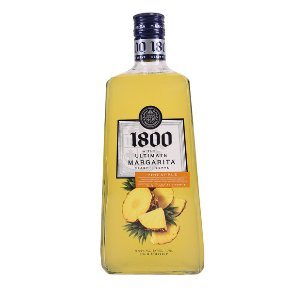 1800 Tequila Pineapple Margarita, Mexico, 1.75 L
