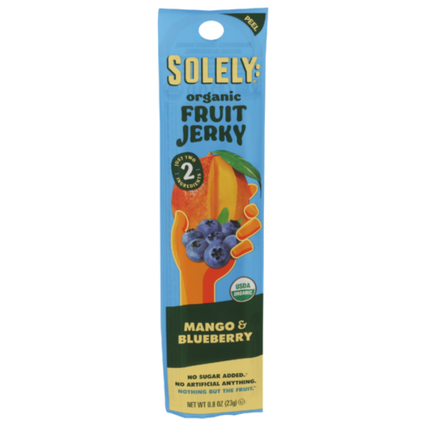 Solely Organic Mango & Blueberry Fruit Jerky
