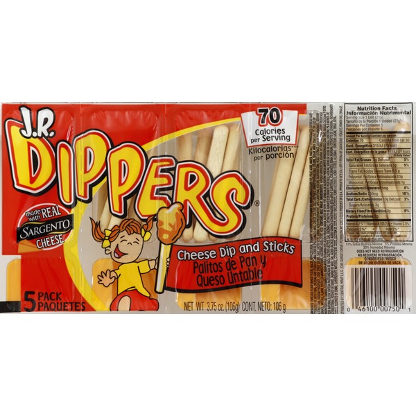 JR Dippers Cheese Dip and Sticks (5 each) Instacart