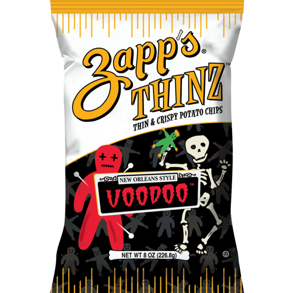 Kroger Zapp's Potato Chips, Thin & Crispy, New Orleans Style, Voodoo