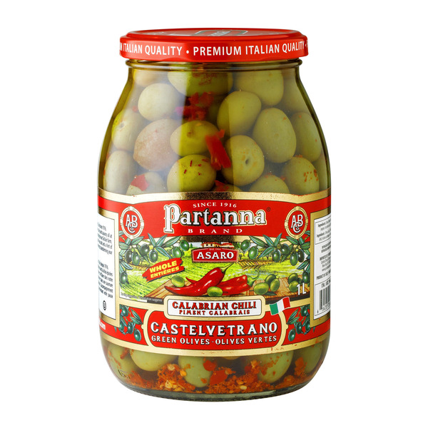 Partanna Calabrian Chili Castelvetrano Green Olives
