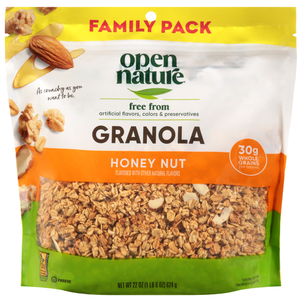 Open Nature Honey Nut Granola Family Pack
