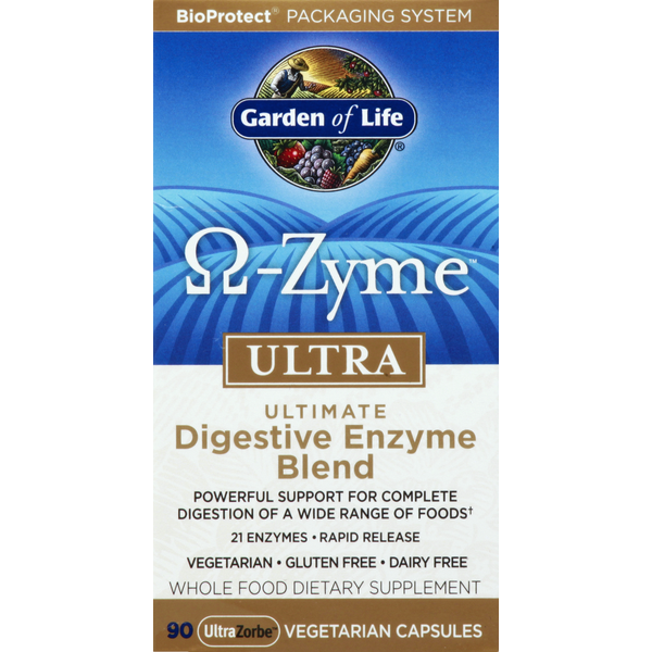 Garden of Life Omega-Zyme Ultra Ultimate Digestive Enzyme Blend