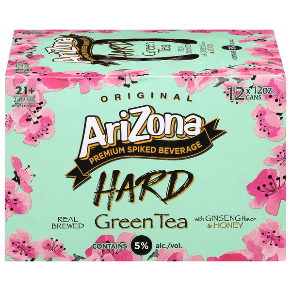 AriZona Hard Green Tea with Ginseng Flavor & Honey Same-Day