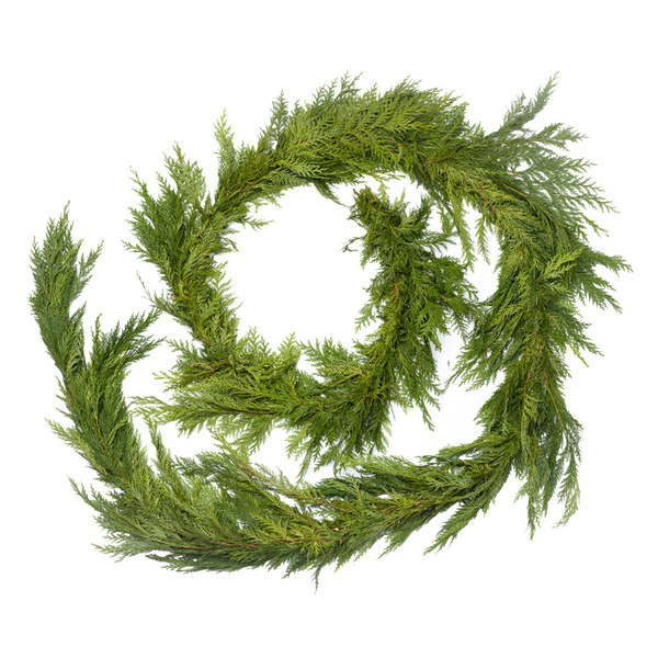 Western Red Cedar Garland, 25 Feet Same-Day Delivery | Costco