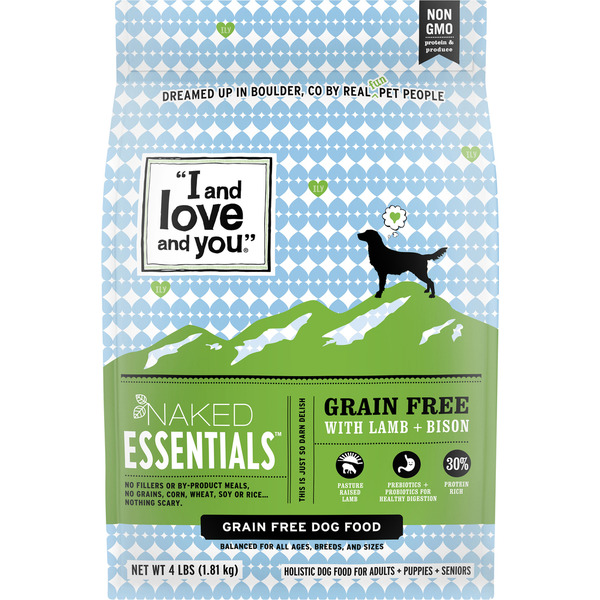 I and love and you Naked Essentials with Lamb + Bison Dog Food