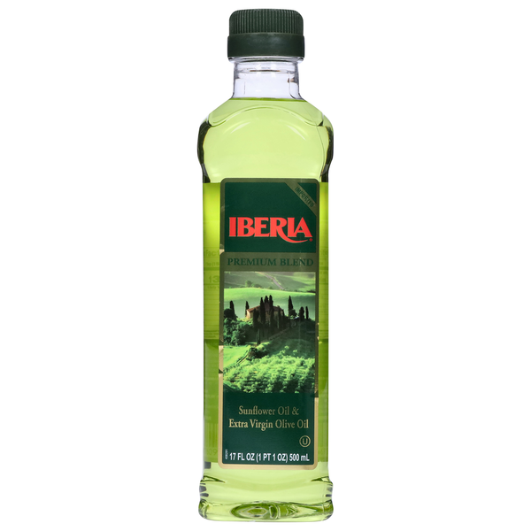 Iberia Sunflower Oil & Extra Virgin Olive Oil, Premium Blend