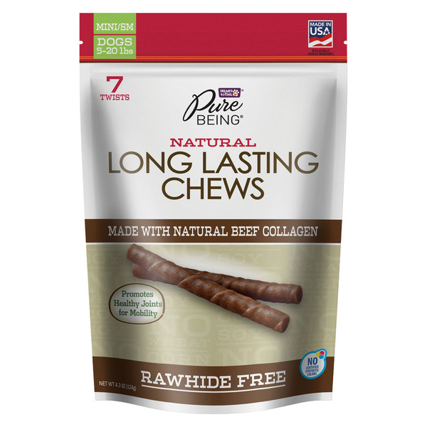 Pure Being Natural Long Lasting Twist Collagen Dog Chew