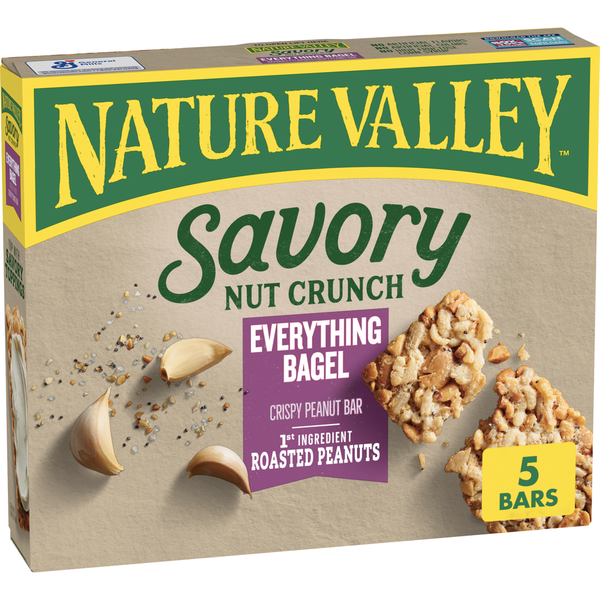 Nature Valley Everything Bagel Savory Nut Crunch Bars Same-Day