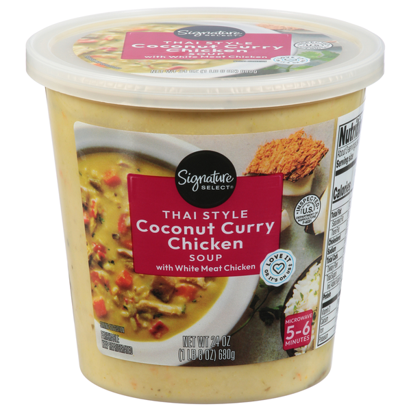 Signature SELECT Soup, Coconut Curry Chicken, Thai Style