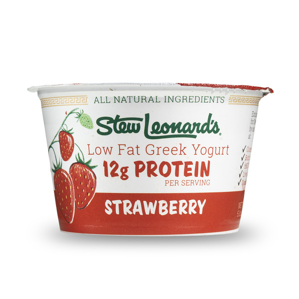 Stew Leonard's Strawberry Low Fat Greek Yogurt Same-Day Delivery