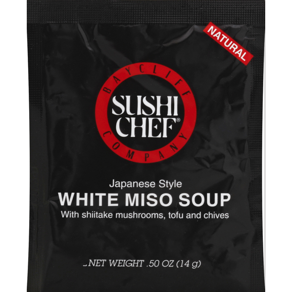 Sushi Chef Japanese Style White Miso Soup Same-Day Delivery or