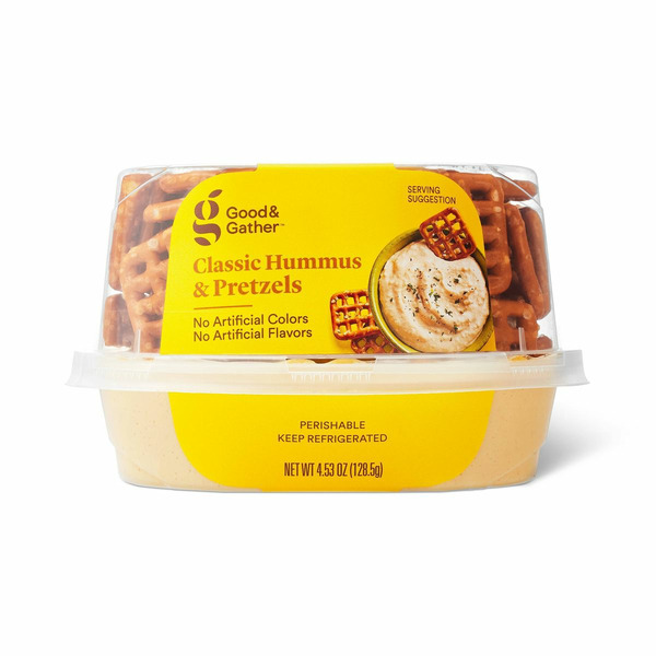 Good & Gather Classic Hummus & Pretzels
