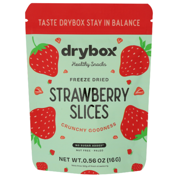 Drybox Healthy Snacks Strawberry Freeze Dried Slices Same-Day