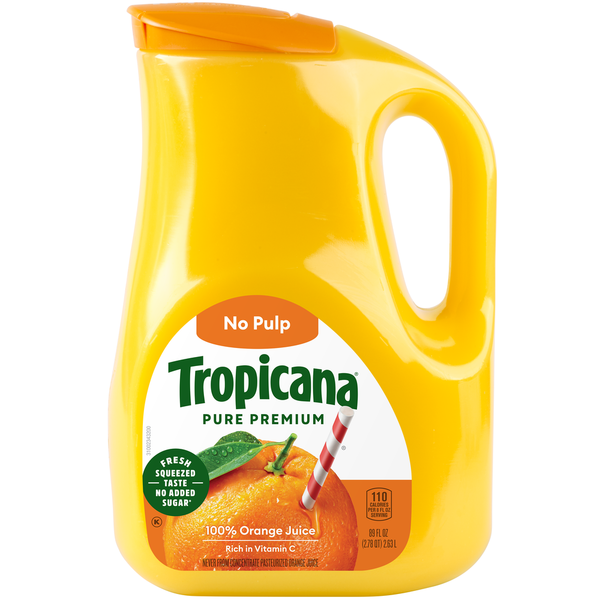 Tropicana 100% Juice, Orange, Original