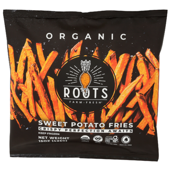 Roots Farm Fresh Organic Sweet Potato Fries Made With Avocado Oil