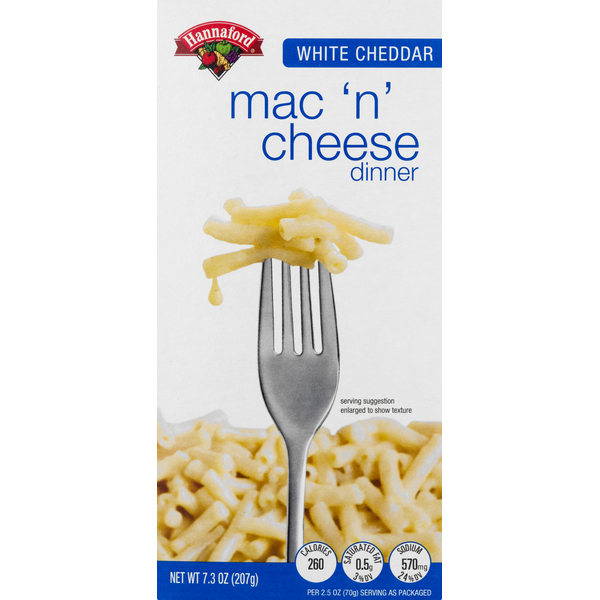 Hannaford White Cheddar Macaroni & Cheese (7.3 oz) Instacart