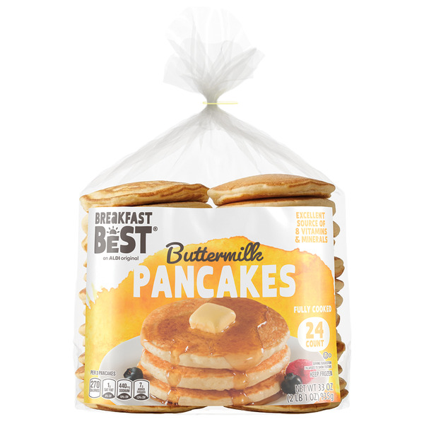 Breakfast Best Buttermilk Pancakes, 24 Count