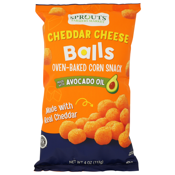 Sprouts Cheddar Cheese Balls Made With Avocado Oil Same-Day