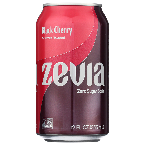 Zevia Zero Sugar Black Cherry Soda Same-Day Delivery or Pickup