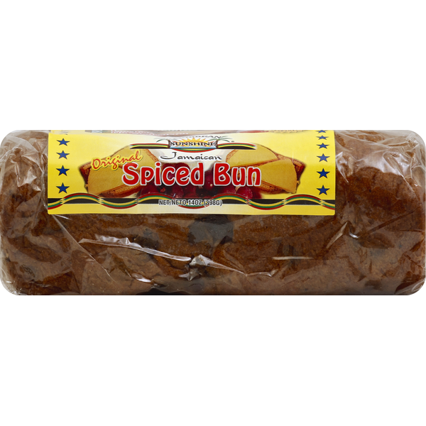 Caribbean Sunshine Spiced Bun, Jamaican, Original Same-Day