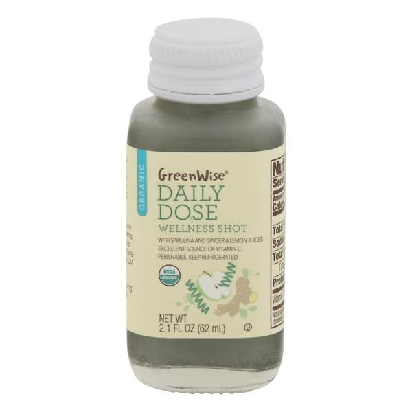 GreenWise Wellness Shot, Organic, Daily Dose Same-Day Delivery or ...