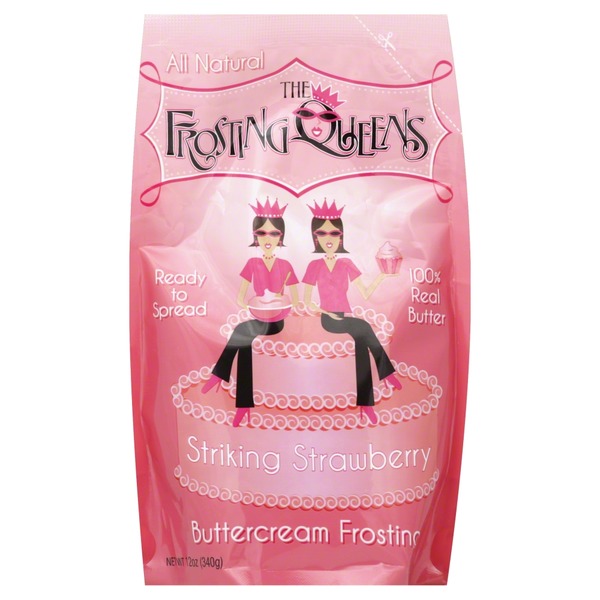 The Frosting Queens Frosting, Buttercream, Striking Strawberry (12 oz
