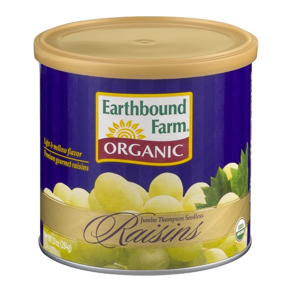 Earthbound Farm Organic Jumbo Thompson Seedless Raisins (10 oz) Instacart