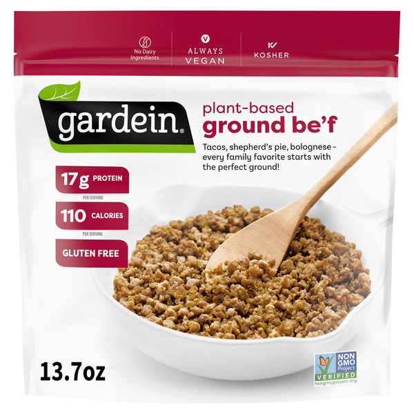 Gardein Plant-Based Ground Be'f, Frozen Meat Alternative