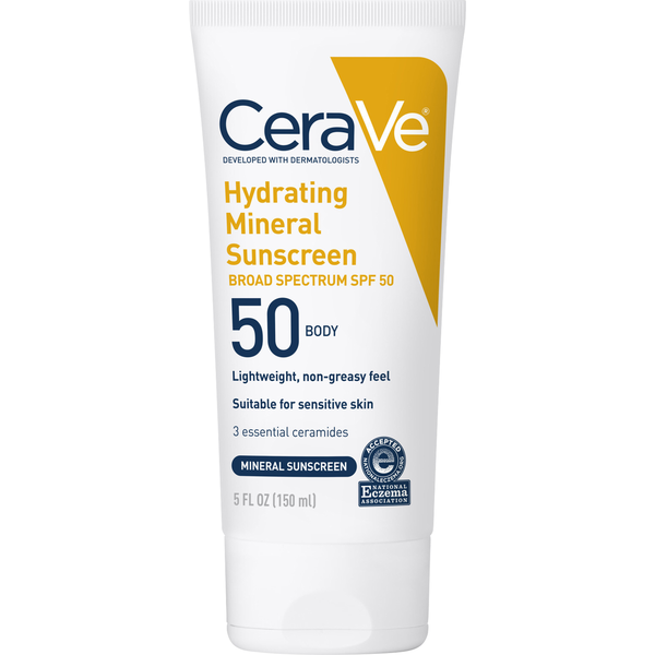 CeraVe Sunscreen, Hydrating Mineral, SPF 50 - 5