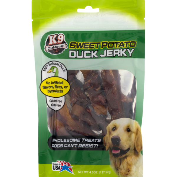 duck and sweet potato dog treats