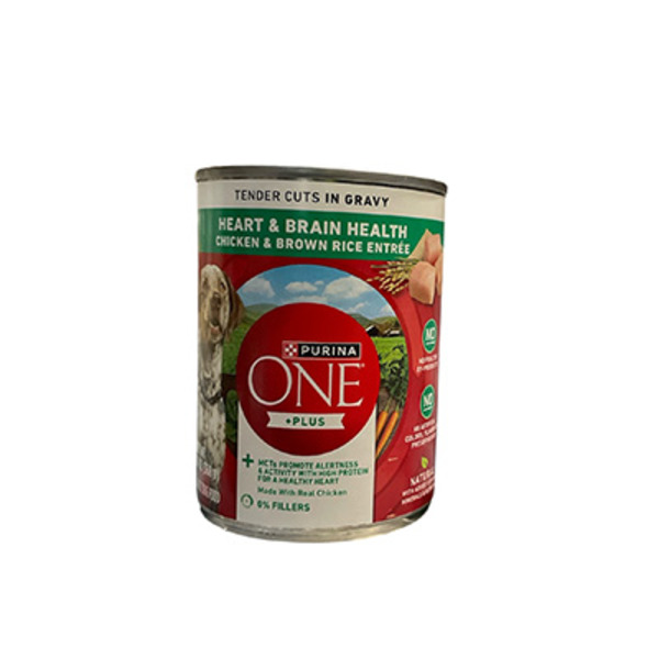 ONE Tender Cuts Brain & Heart Chicken & Brown Rice Wet Dog Food