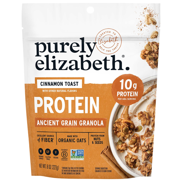 Purely Elizabeth Protein Ancient Grain Cinnamon Toast Granola Same