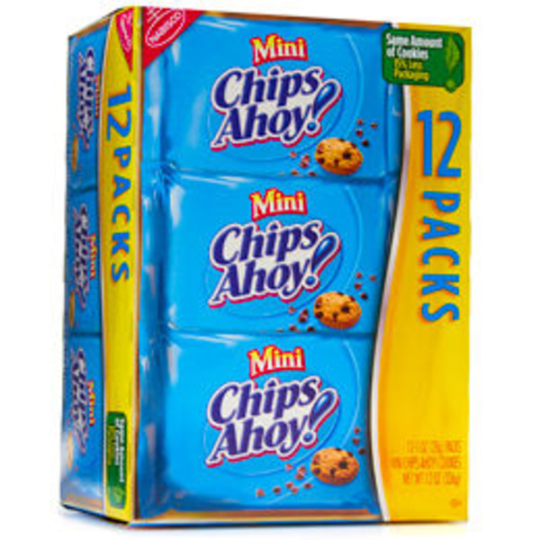 Chips Ahoy - PP99 Minis Cookie Packs - 12/3 oz
