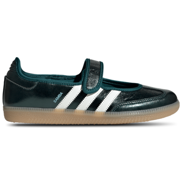adidas Women's Samba Jane Shoes, Size 8, Medium/B Width - Rich Green/Off White/Gum4
